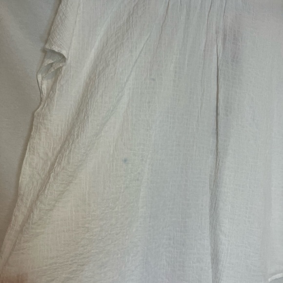 J. Jill Women's Boxy Oversized Peasant Blouse Embroidered Stitching Size XL * - Picture 7 of 8